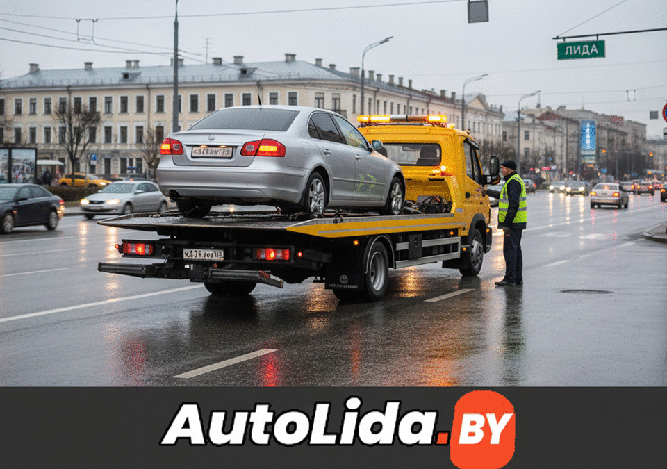 Эвакуатор для легкового автомобиля в Лиде